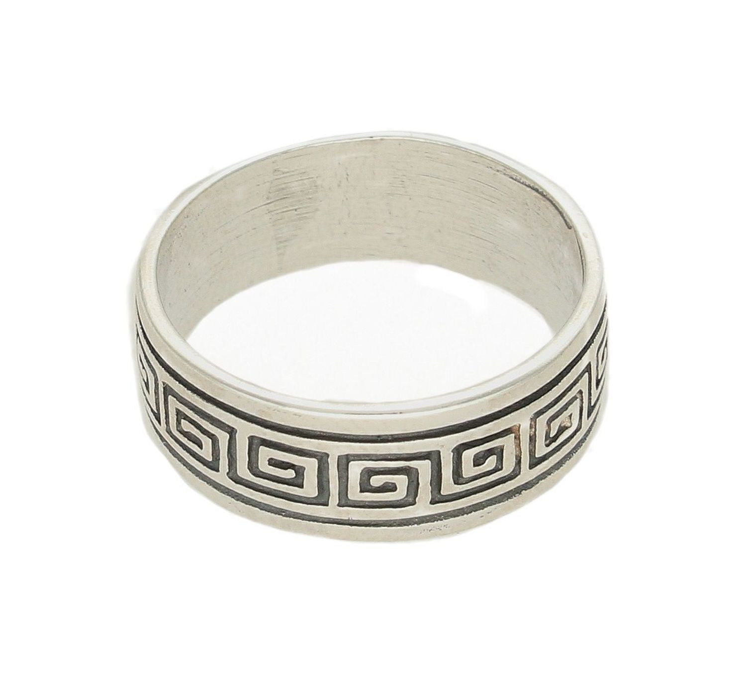 Srebrny pierścionek obrączka 925 Droga Grecka DIA-PRS-400530 AT-925. Srebrny pierścionek obrączka z motywem Drogi Greckiej. Pierścionek srebrny obrączka spodoba się niezależnej, odważnej kobiecie, kochającej wyraziste dodatk.jpg